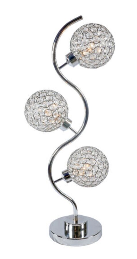 Crystal 3 Globe Lamp