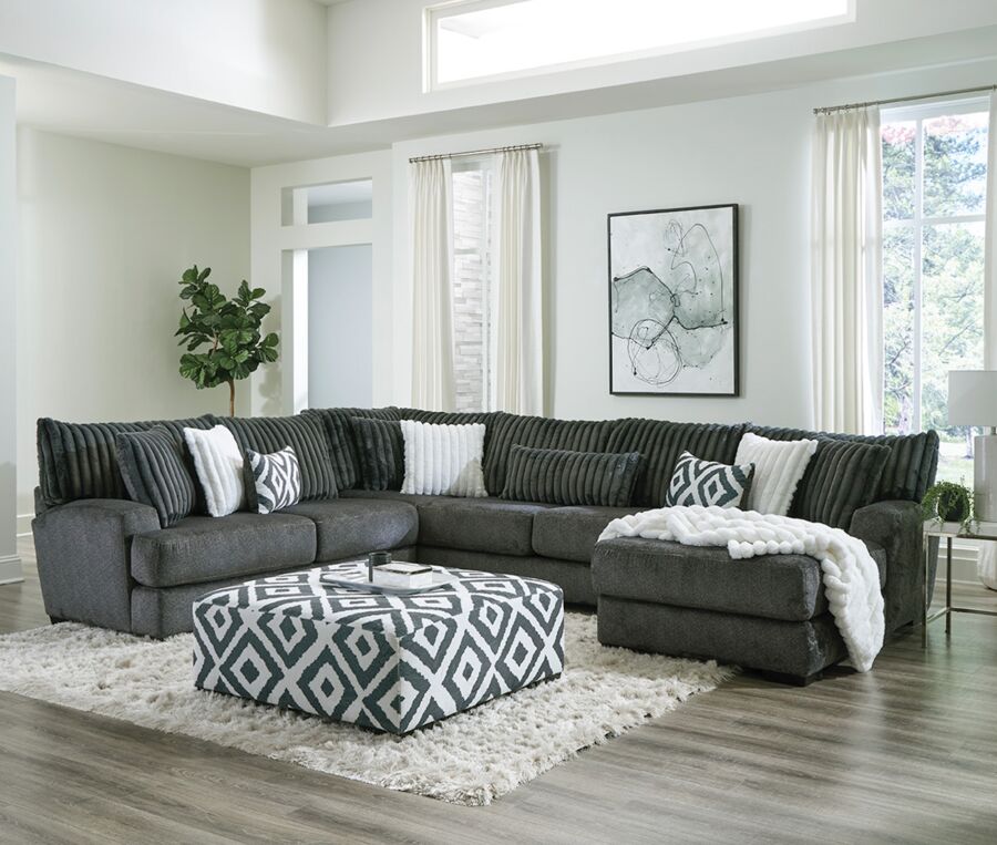 Mondo Gunmetal RIGHT CHAISE